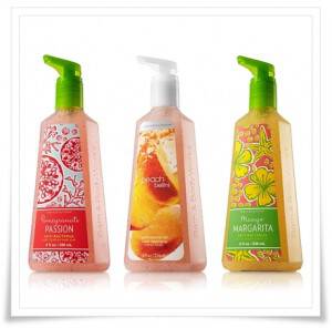 bath and body works spring soaps