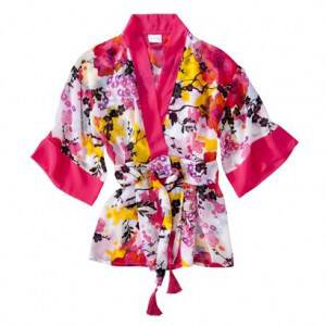 floral robe