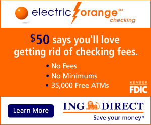 INGDirect Electric Orange Checking Account