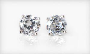 cz studs