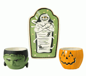 halloween dishes set