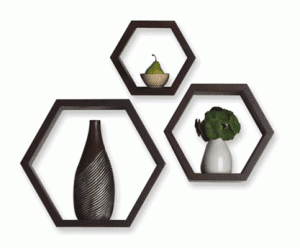 hex shelves
