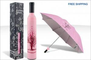 wine bottle umbrella