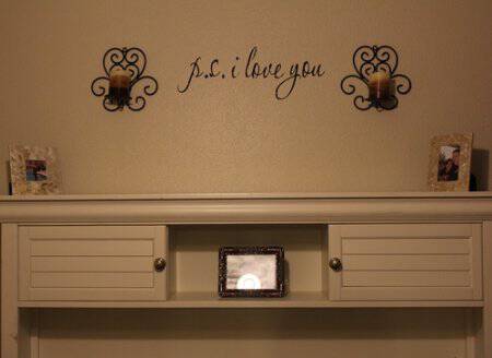 PS I Love You Wall Decal