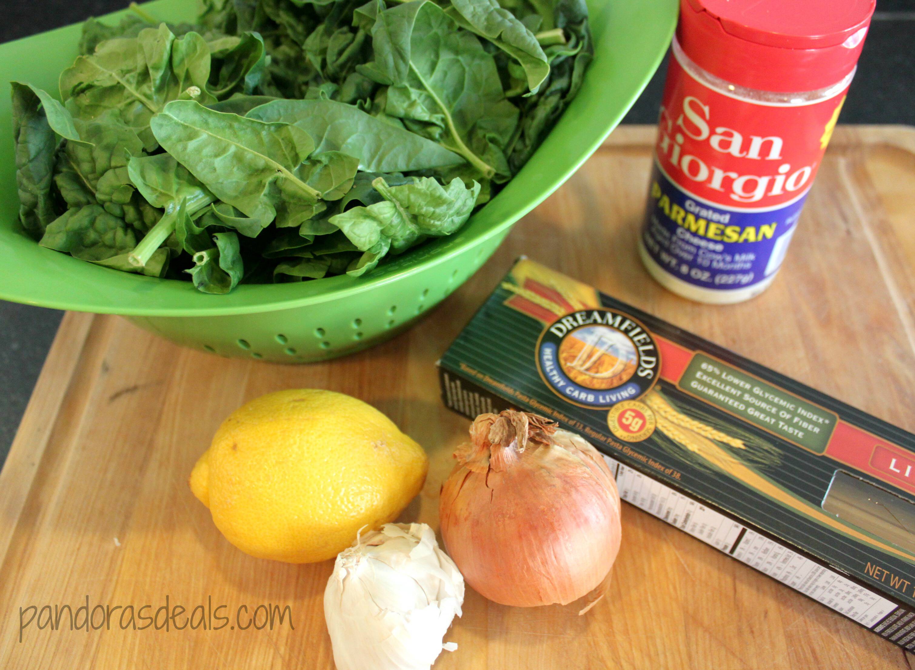 Spinach and Lemon Pasta Recipe