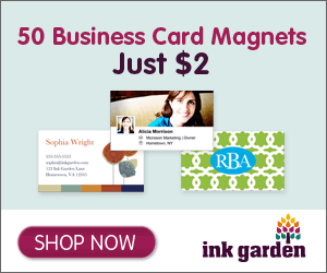 InkGarden Business Magnets