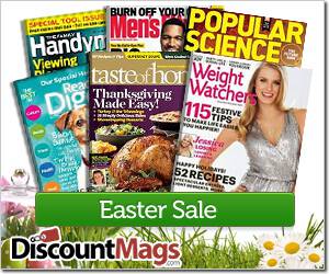 Magazine Sale Easter Weekend