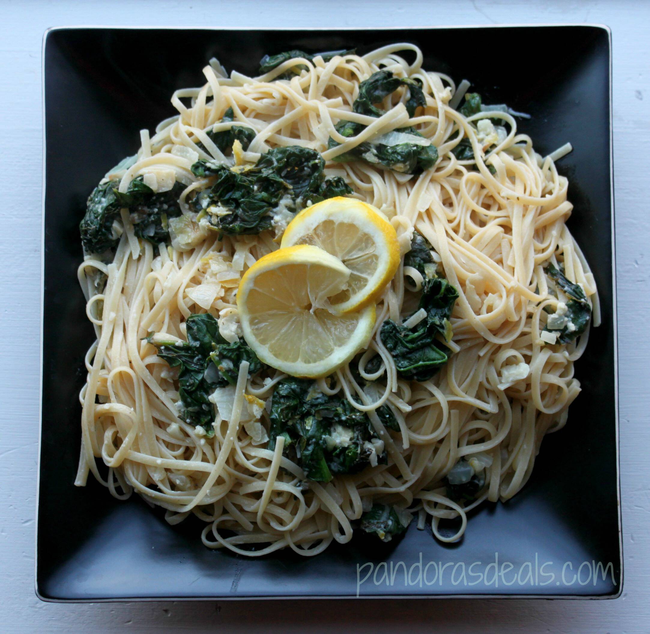 Spinach and Lemon Pasta
