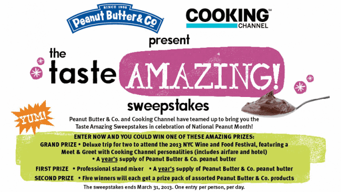 Taste Amazing Sweepstakes
