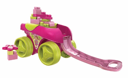 megabloks wagon pink