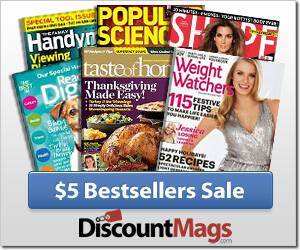 5 dollar magazine sale