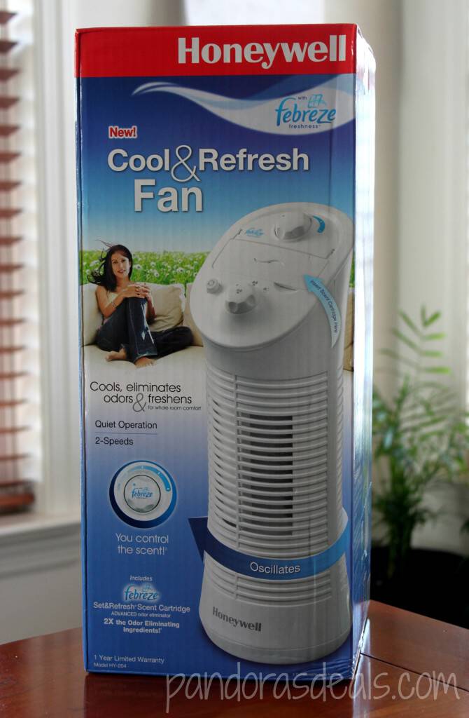 Honeywell With Febreze Freshness Cool & Refresh Fan: Cools and