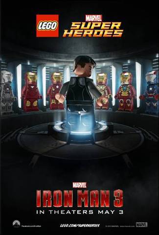 Iron Man 3 Lego Poster