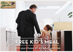 Olive Garden Free Kids Meal