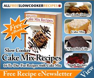 Slow Cooker Cake Mix Recipes