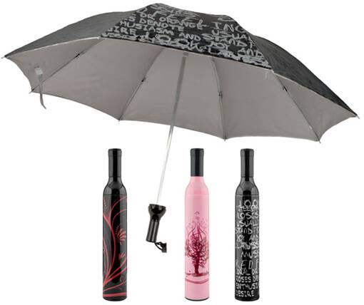 umbrella wine bottle