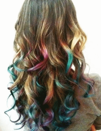 Hair Chalk for Halloween
