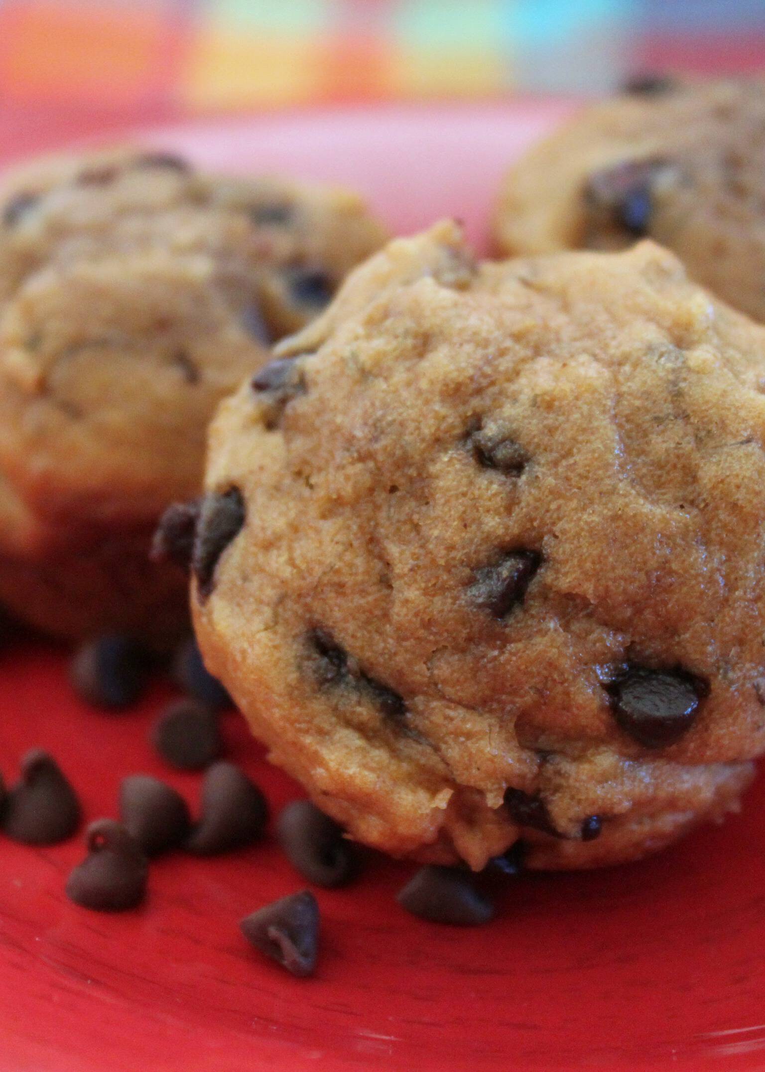 Peanut Butter Banana Chocolate Chip Mini Muffins Pandora's Deals