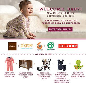 Tea Collection Welcome Baby Sweepstakes