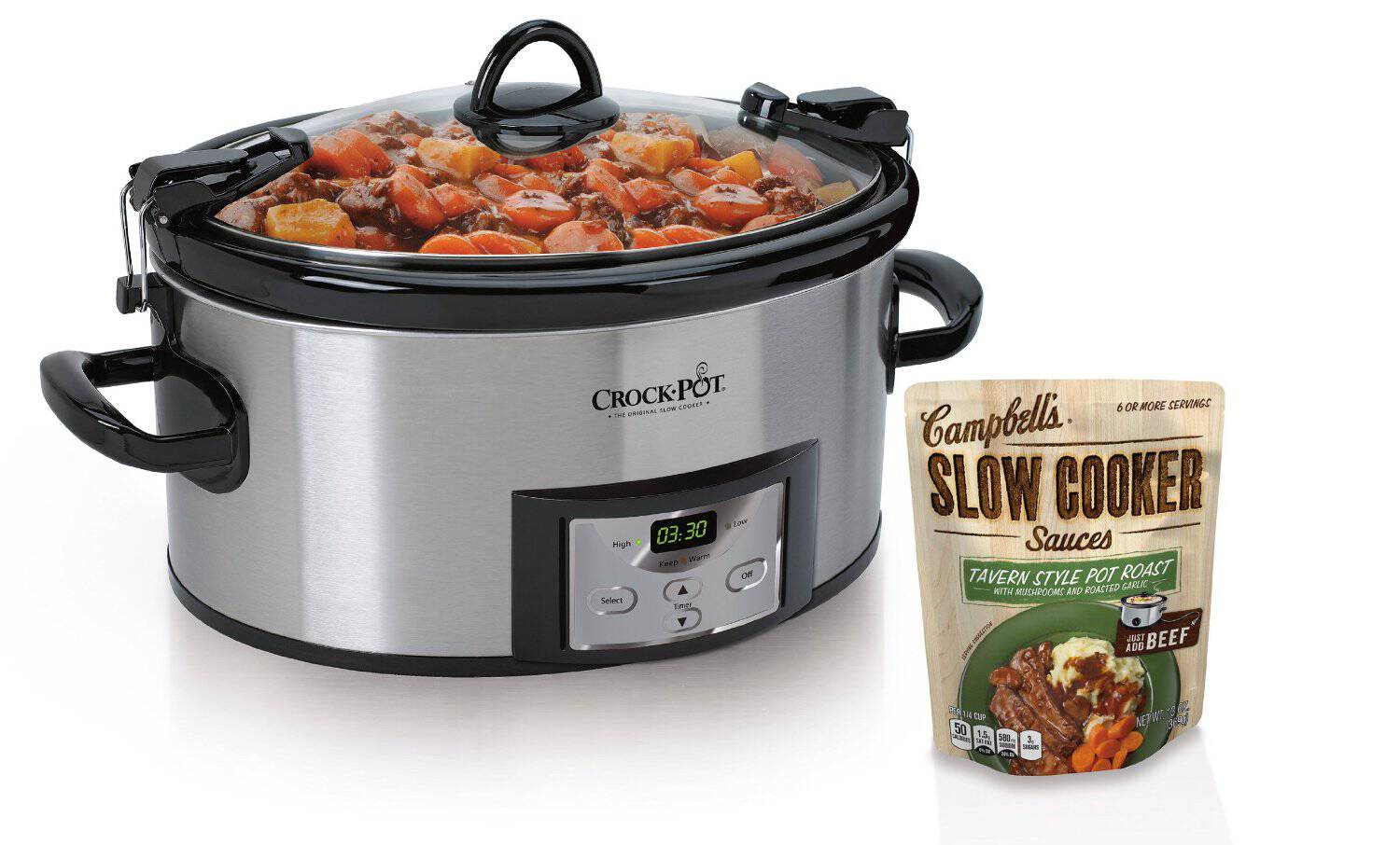 Crock Pot Programmable Slow Cooker