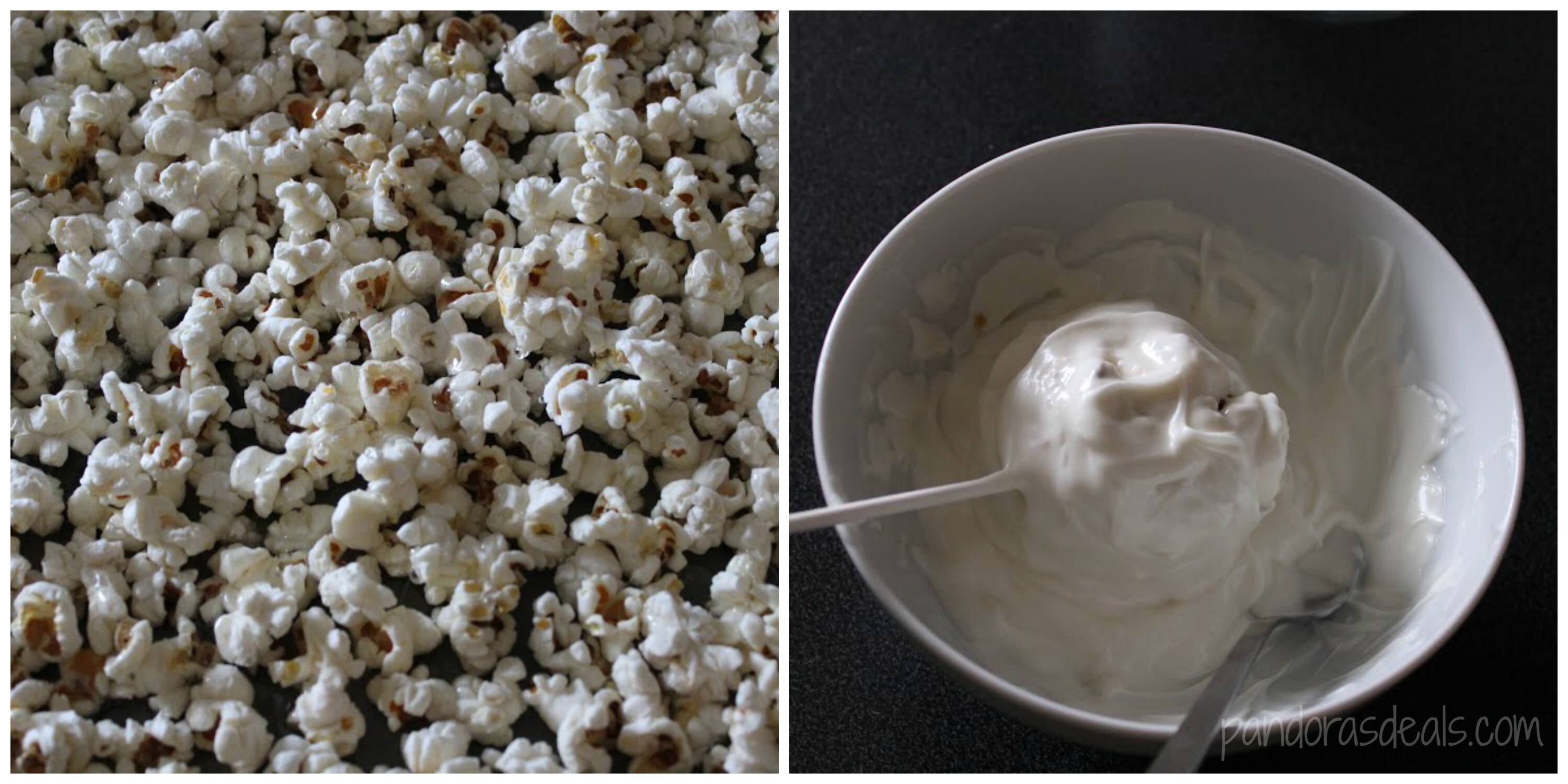 White Chocolate Covered Popcorn Balls Recipe