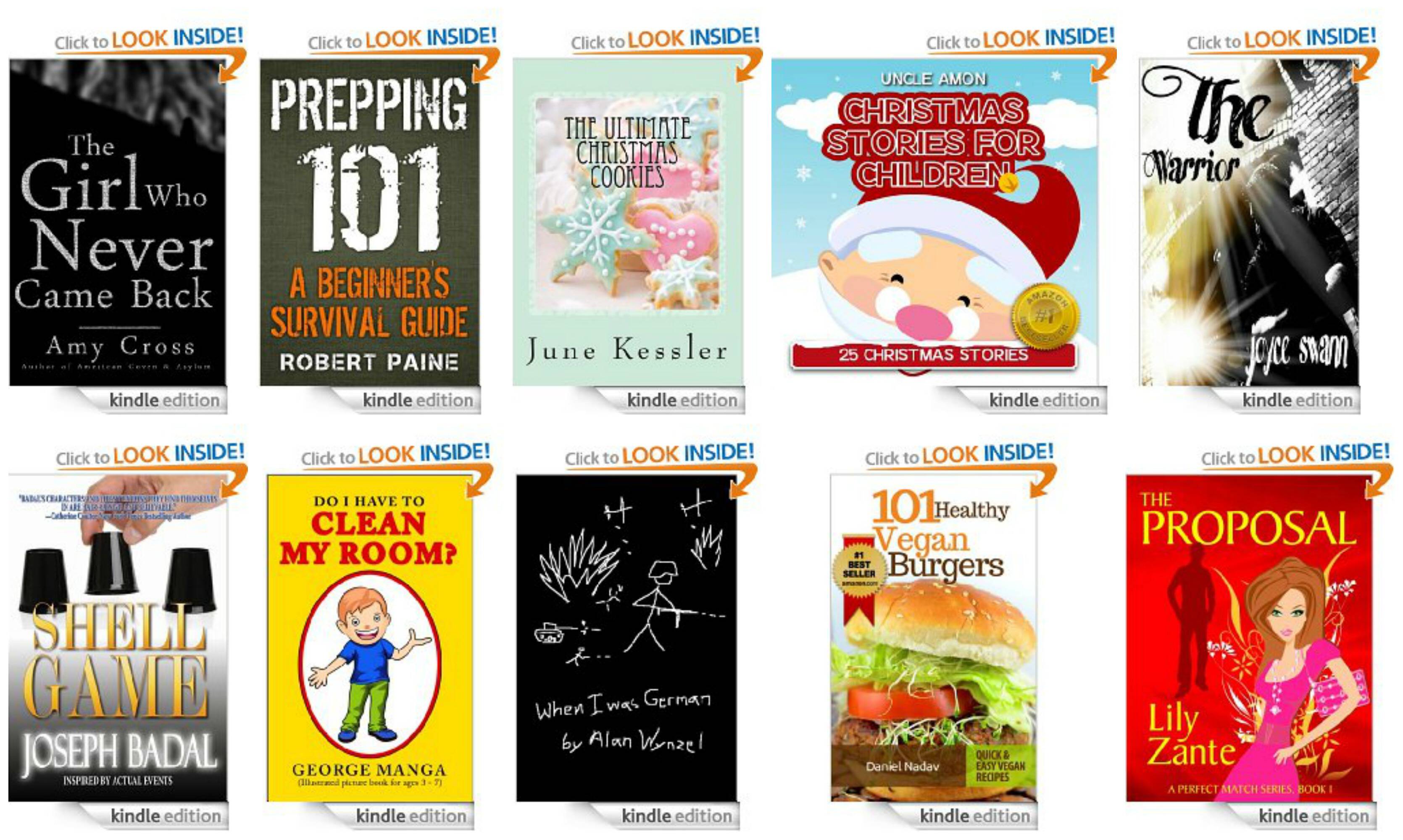 10 Free Kindle Books 11-29-13