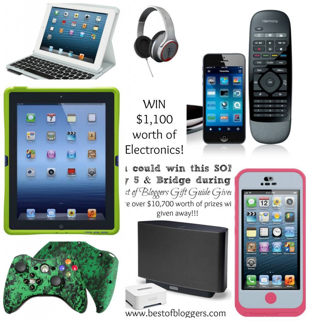 Best of Bloggers Electronics Gift Guide Giveaway