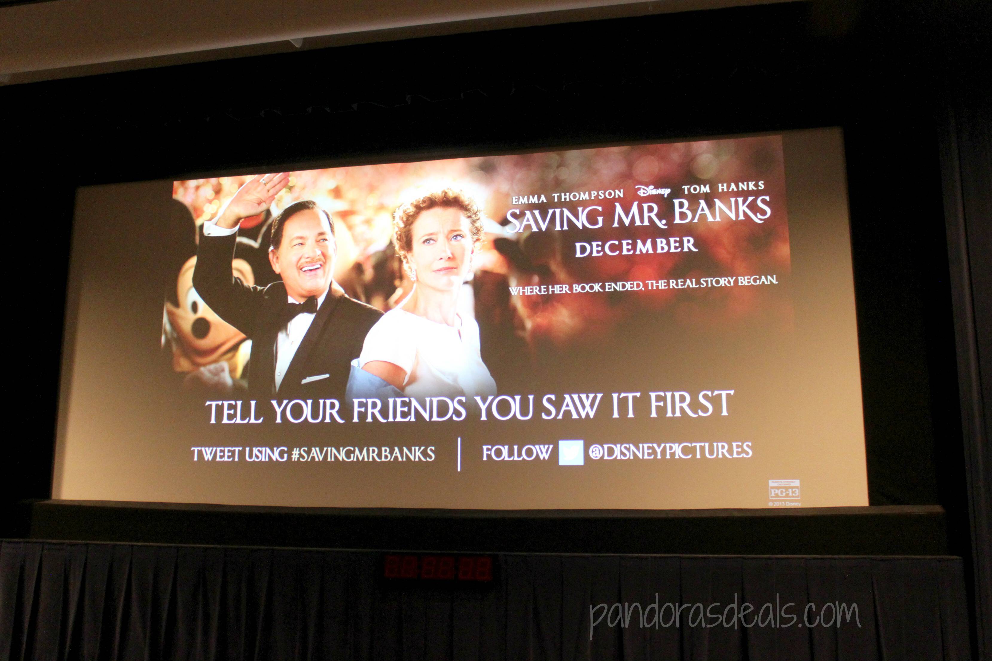 Saving Mr Banks Screening