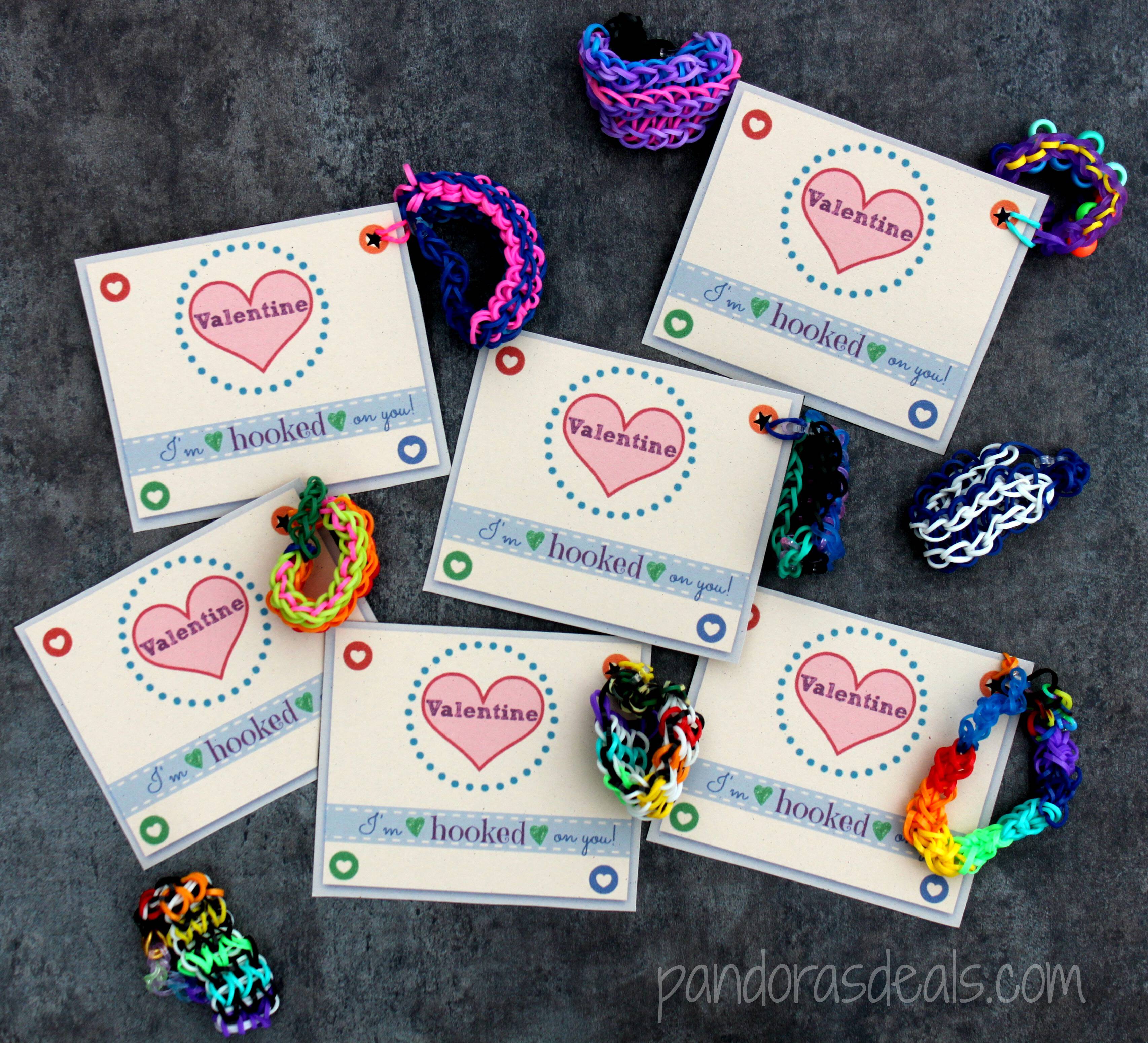 Drowning in Rainbow Loom bracelets? These DIY Valentine's Day cards are the perfect craft for kids. Use my free printable to make Rainbow Loom Valentine's Day Cards for all of your kids' friends!