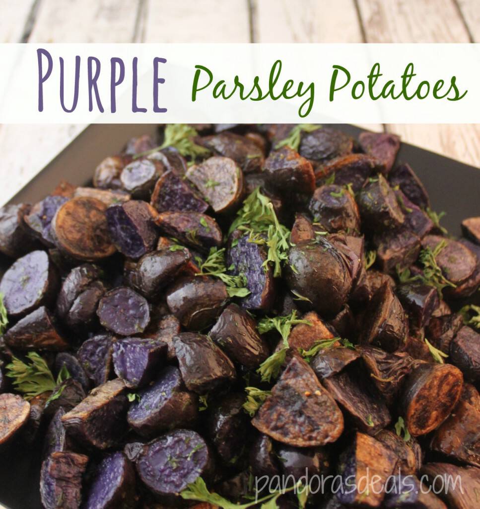 Want a fun side dish that's super easy to make? Try this Purple Parsley Potatoes recipe. You can whip it up in no time and trust me, everyone loves purple!