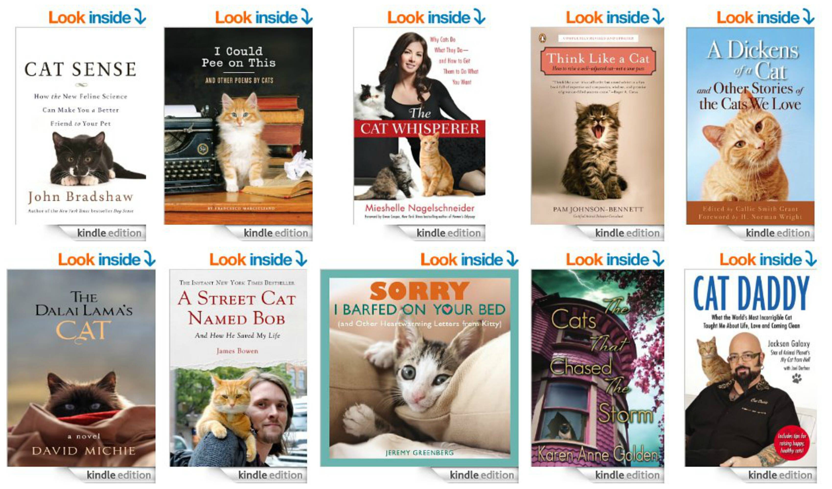Top 10 Kindle Books for Cat Lovers