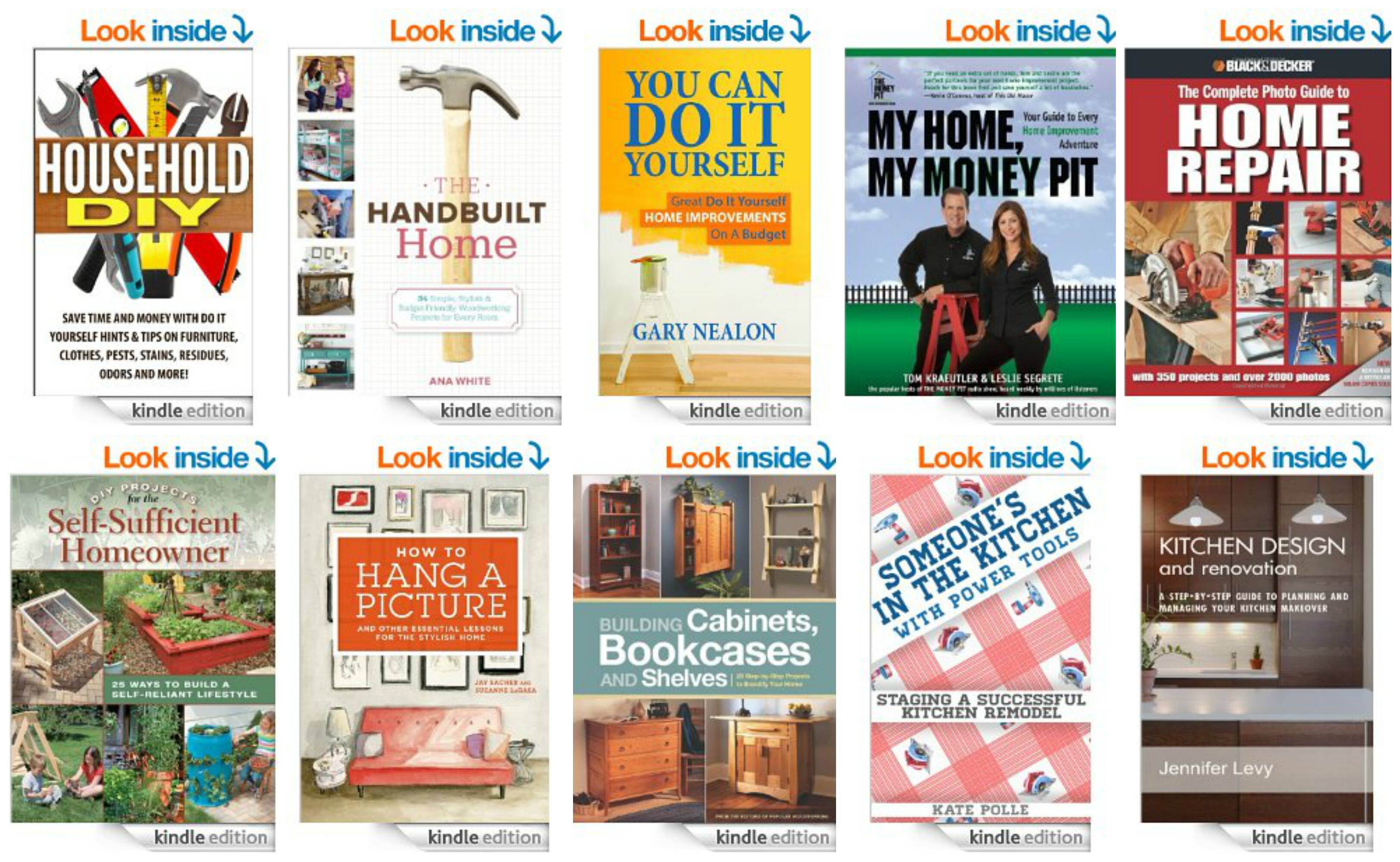 Top 10 Kindle Books on Home Improvement