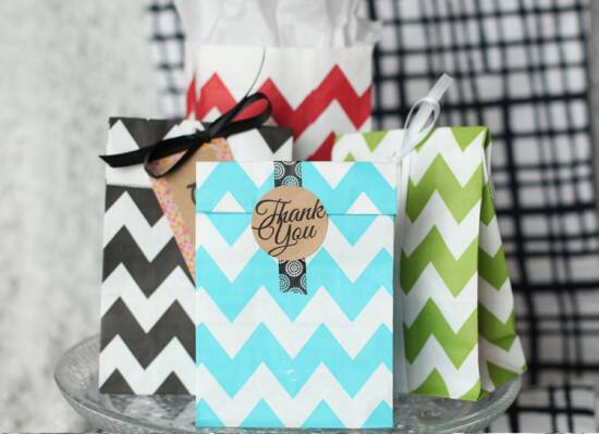 chevron paper sacks