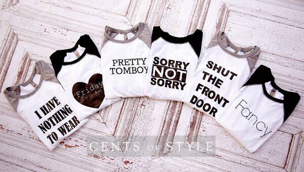 Custom T-shirts from Cents of Style