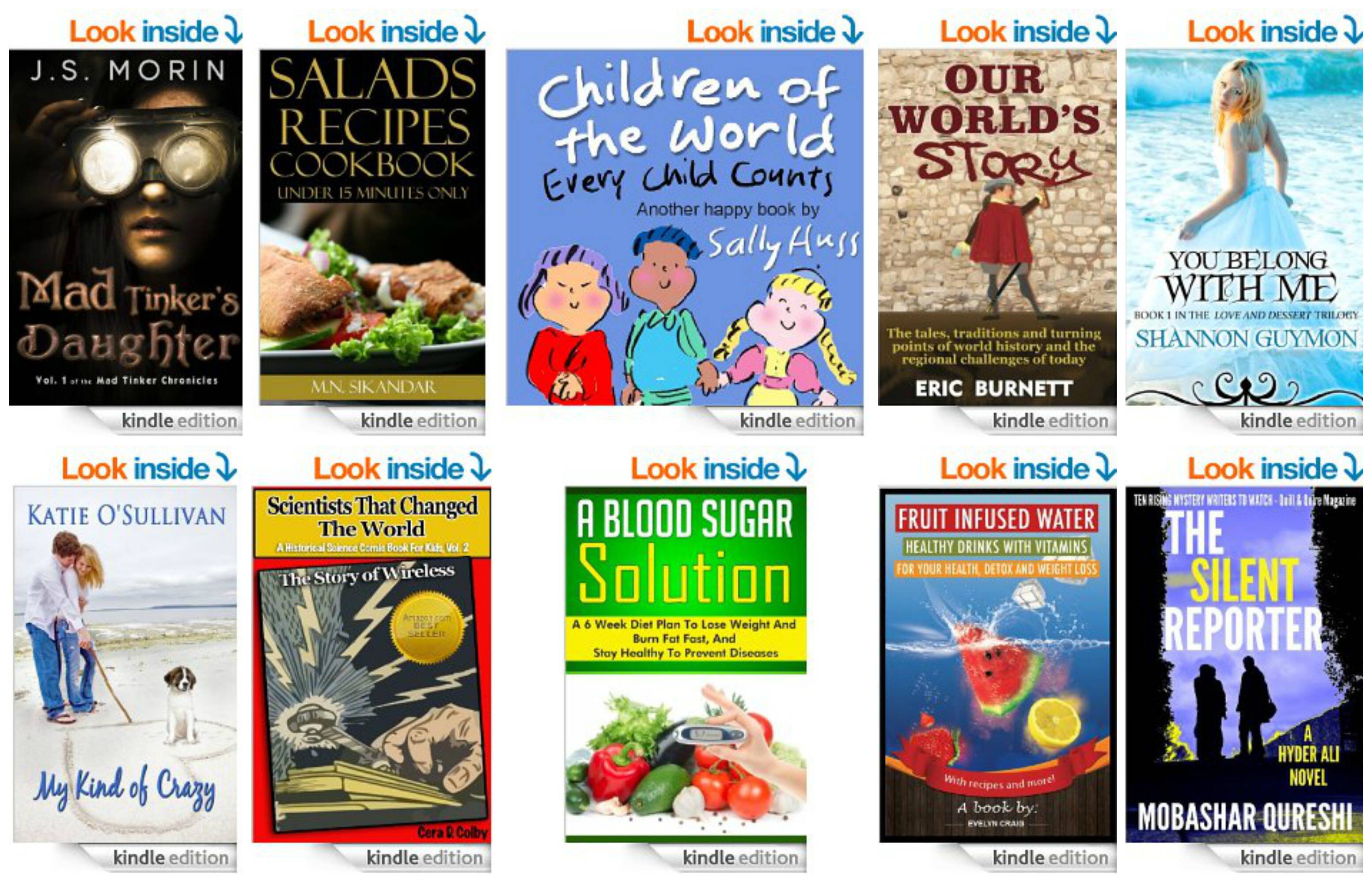 10 Free Kindle Books 5-28-14