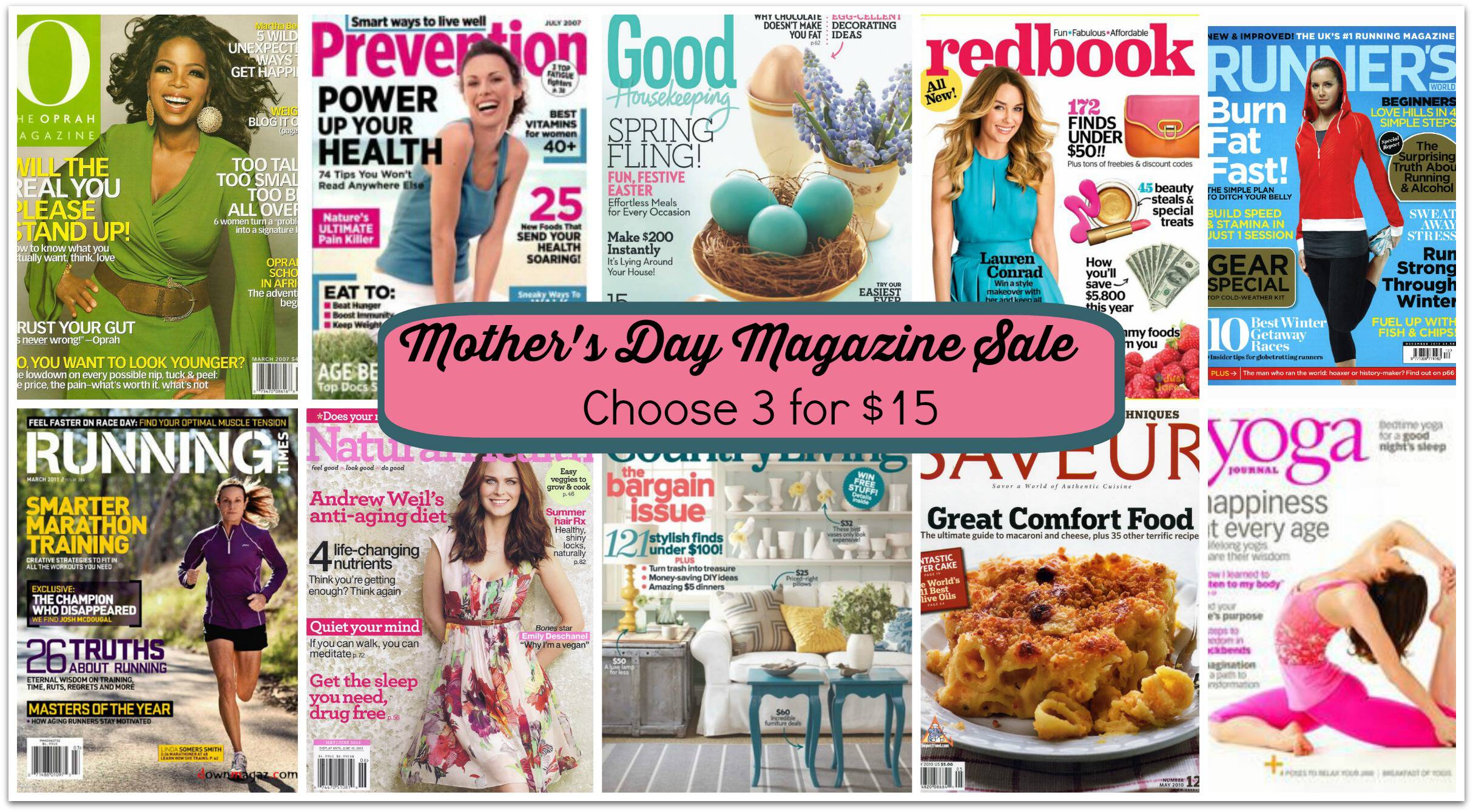 Mother's Day Magazine Sale