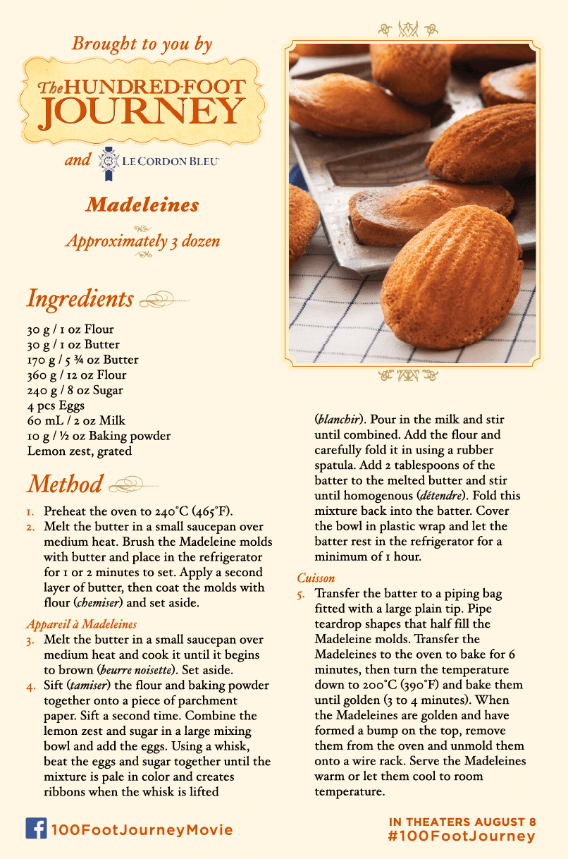 Madelines Recipes from The Hundred-Foot Journey