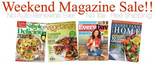 Weekend Magazine Sale