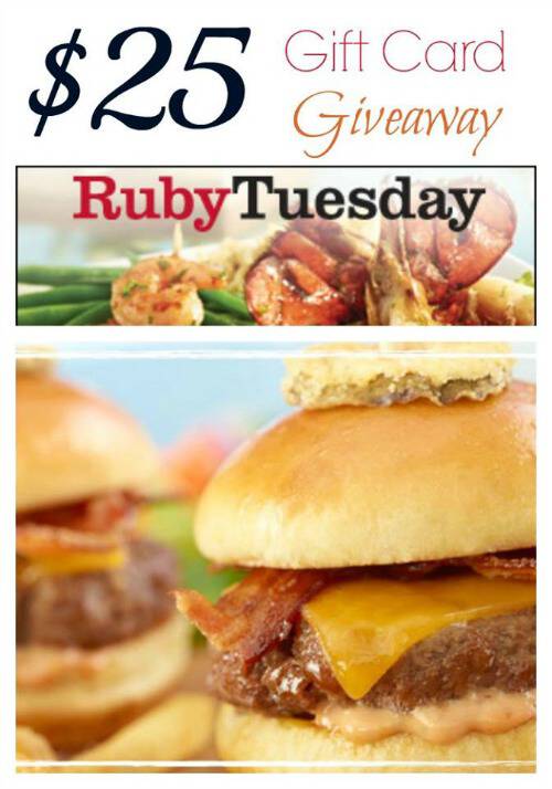 Ruby Tuesday Gift Card Giveaway