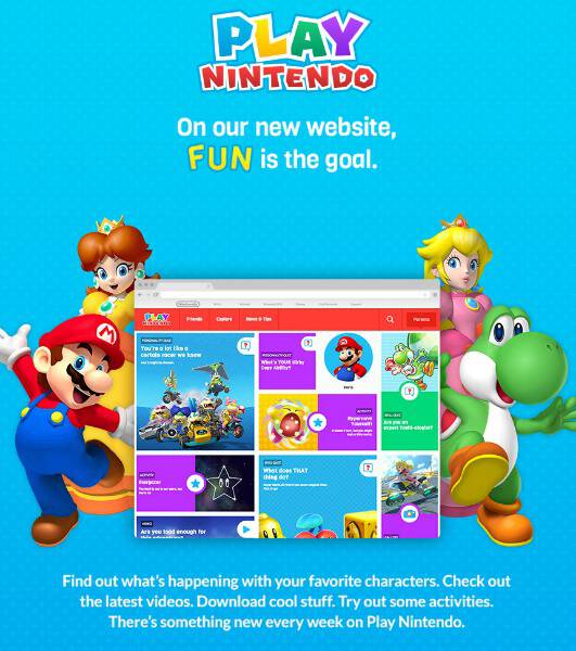 Play Nintendo website