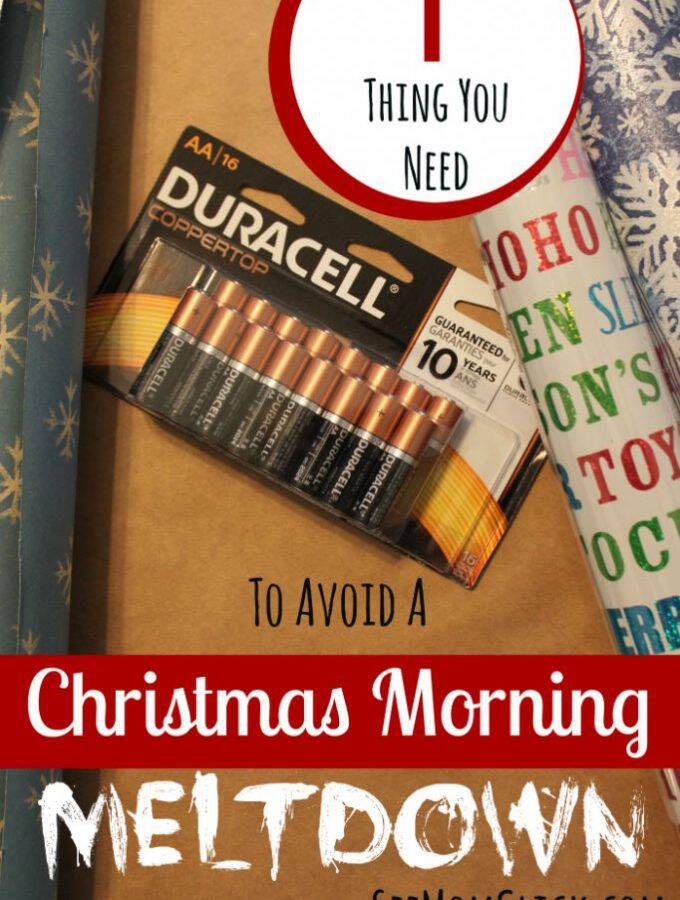 Avoid a Meltdown on Christmas Morning