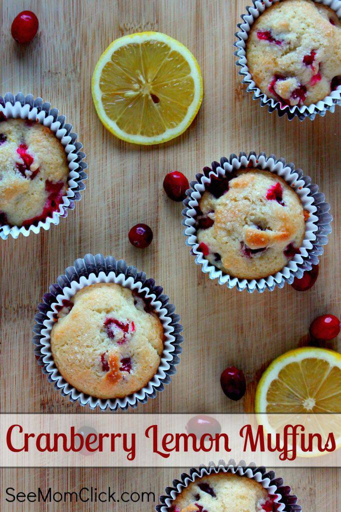 Muffins are the perfect food. They’re great for anything from breakfast to after school snacks to midnight treats. These Cranberry Lemon Muffins are delicious and full of flavor!