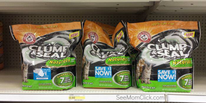 Smelly litter box? You have to check out this new Arm & Hammer Clump & Seal Naturals litter. It's all natural and truly eliminates any smell!