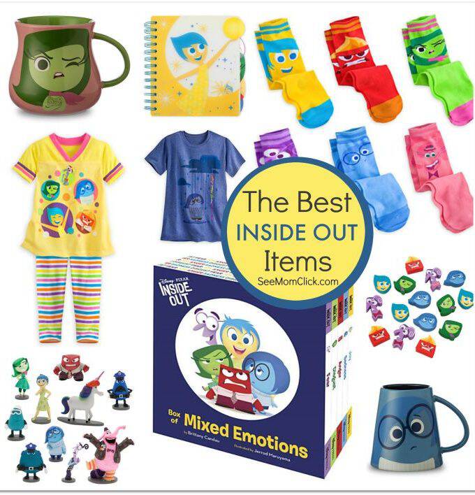 Disney Pixar's INSIDE OUT will be in theaters June 19! This movie is so funny and sweet. Disney Store now has the best gear: INSIDE OUT mugs, tees, & toys!