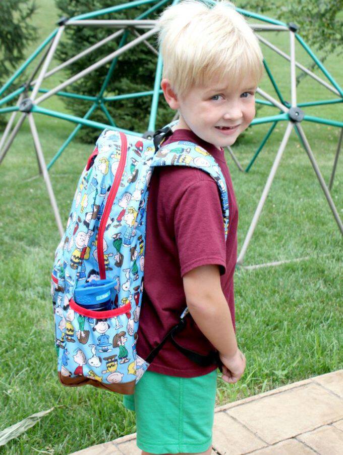 Back to school season is just about here! Are you ready? I'm getting there.  ;)  Little by little I'm building a shopping list. The kids need supplies and sneakers, probably some new clothes for fall too. One thing they DON'T need is a new backpack. Last year I bought them each a new Hanna Andersson backpack and they're still in great shape (and my kids are not gentle on anything - see the ones I bought last year here!). Hanna Andersson is one of my absolute favorite brands for clothing and gear for me kids. Such cute styles and FANTASTIC quality.