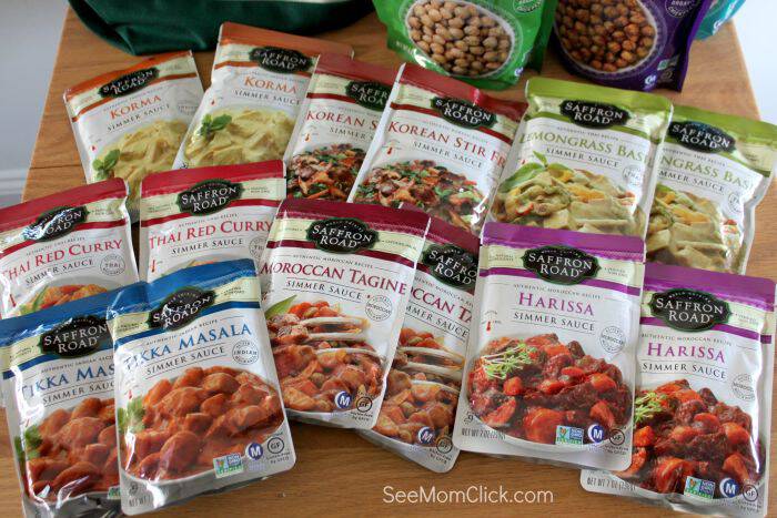 Busy moms everywhere need quick fixes at dinnertime. I know I do! These all-natural, delicious one-pot meals from Saffron Road Foods are my go-to for easy dinners.