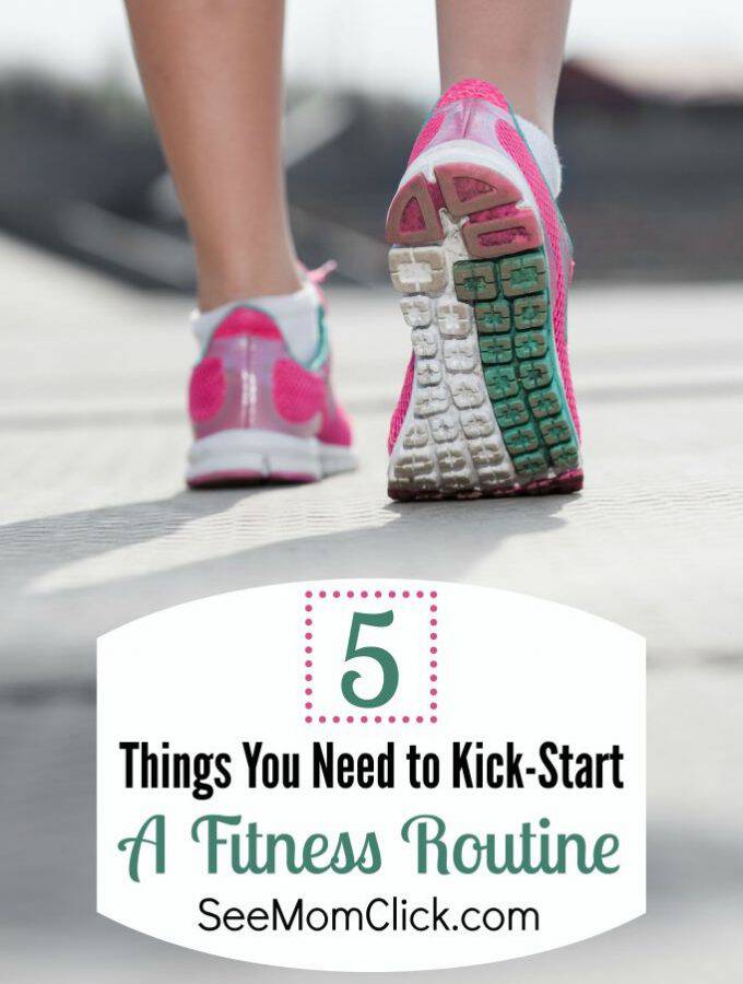 So you want to get more active and work on being healthier? Me too. Here are 5 things I found to be must-haves to kick-start your fitness routine so you stick with it!