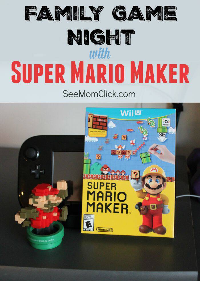 Want to have a family game night that you and your kids will LOVE? Check out Super Mario Maker for Wii U. This is the Mario I remember & one they love, too!