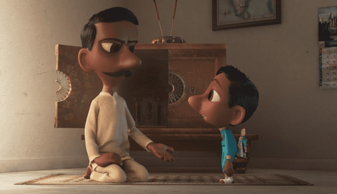 This new short film, SANJAY'S SUPER TEAM, will run in front of THE GOOD DINOSAUR, in theaters on November 25. Here's the first clip. It's so good!
