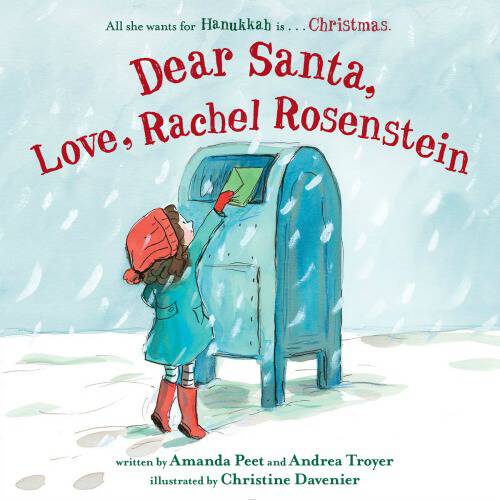 This sweet & funny new children's book is perfect for the holidays. Dear Santa, Love, Rachel Rosenstein is a story of a Jewish girl at Christmastime.